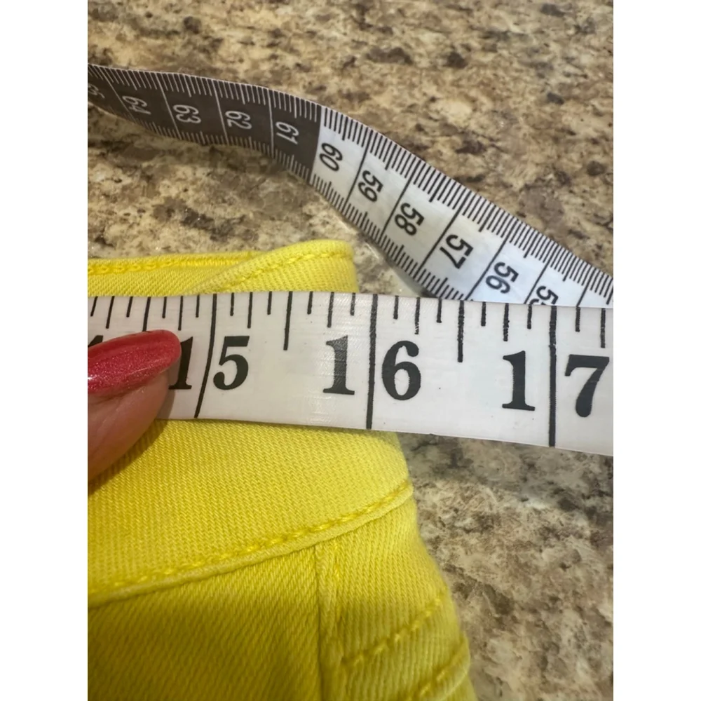 Women's Cabi Kick Flare Jeans Size 8 Yellow